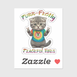 Peaceful Hippie Boho Kitten Vibes 