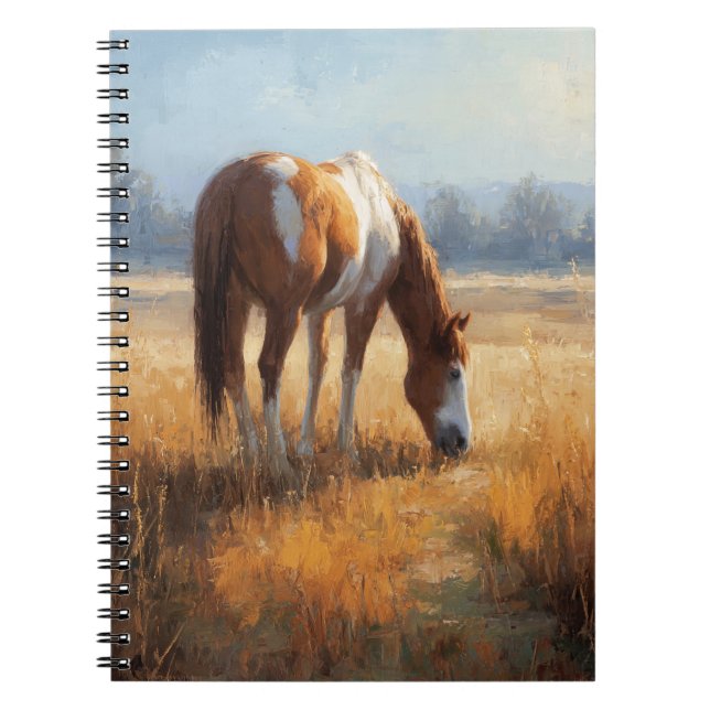 Peaceful Horse Notebook (Front)
