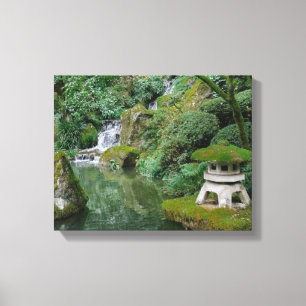 Peaceful Japanese Gardens Canvas Print