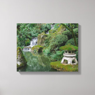 Peaceful Japanese Gardens Canvas Print