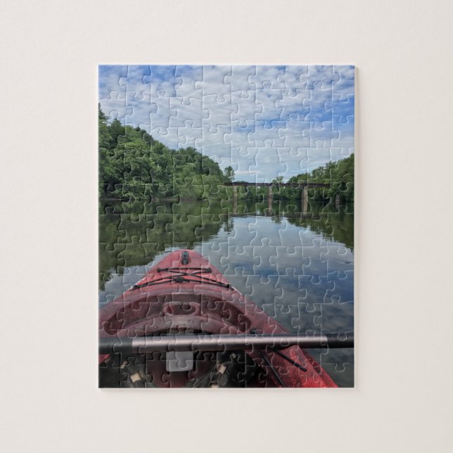 Peaceful Kayak Trip Puzzle (Vertical)