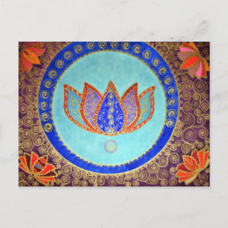 Peaceful Lotus Dreams Postcard