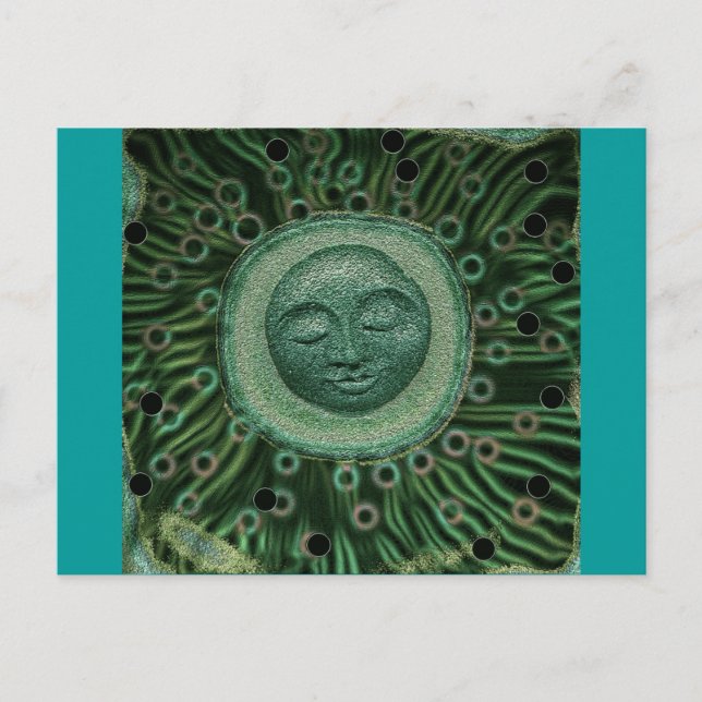 Peaceful Moon Postcard (Front)