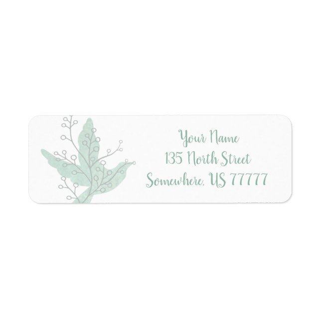 Peaceful Nature Address Labels (Front)