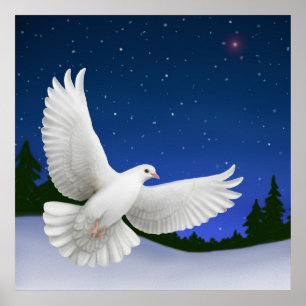Peaceful Night Dove Print