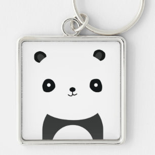 Peaceful Panda Keychain