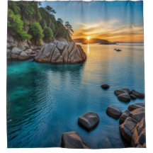 Peaceful paradise landscape