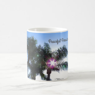 Peaceful Paradise Palm Trees Mug