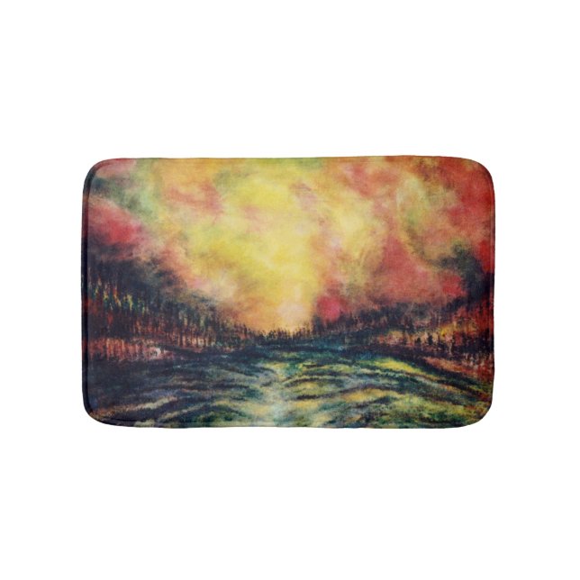 Peaceful Path Bath Mat (Front)