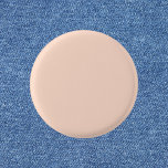 Peaceful Peach Solid Colour 1 Inch Round Button<br><div class="desc">Peaceful Peach Solid Colour</div>