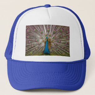 Peaceful Peacock Trucker Hat