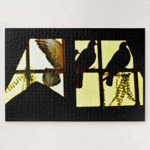 Peaceful Pigeons Jigsaw Puzzle