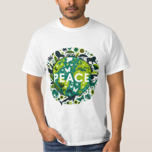 Peaceful Planet - Saving the Environment T-Shirt