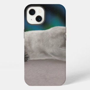 Peaceful Polar Bear Arctic Nature Illustration iPhone 13 Case
