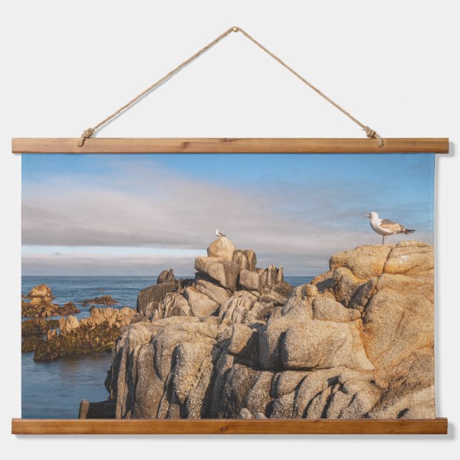 Peaceful Seascape Scenery  Hanging Tapestry (Front)