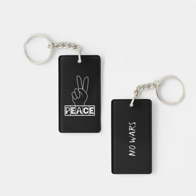 Peaceful sign keychain (Creator Uploaded)