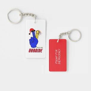 Peaceful sign keychain