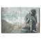 Peaceful silver Buddha with inspirational quote