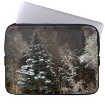 Peaceful Snowy Woodland Computer Case