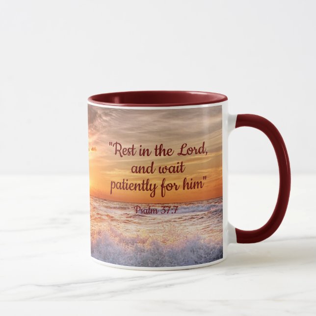Peaceful Sunset over the Sea Mug (Right)
