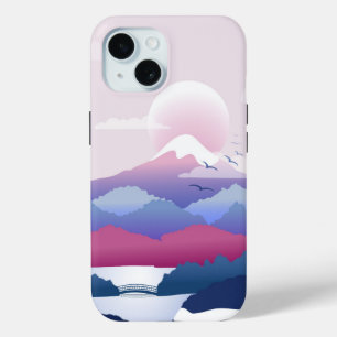 Peaceful Temple Scenery At Dawn iPhone 15 Case