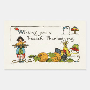 Peaceful Thanksgiving Sticker