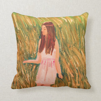 Peaceful thinking throw pillow