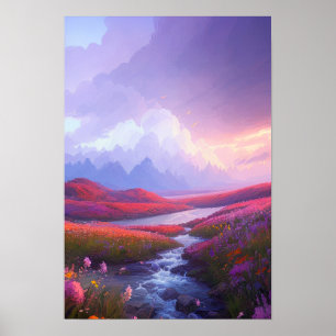 Peaceful Valley Before The Storm Poster