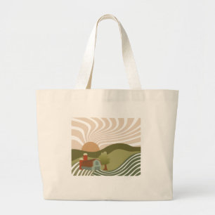 Peaceful Valley Large Tote Bag