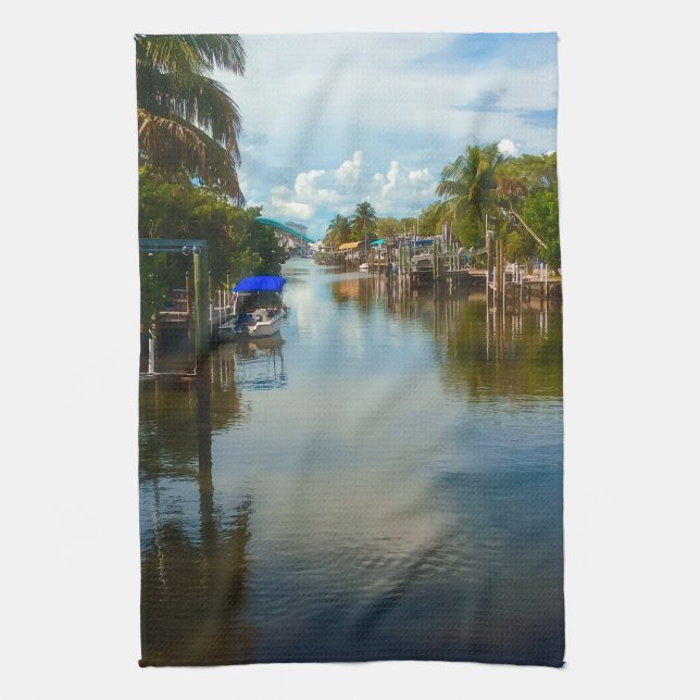 Peaceful View Kitchen Towel (Vertical)