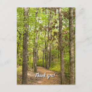 Peaceful Walk Thank You Postcard