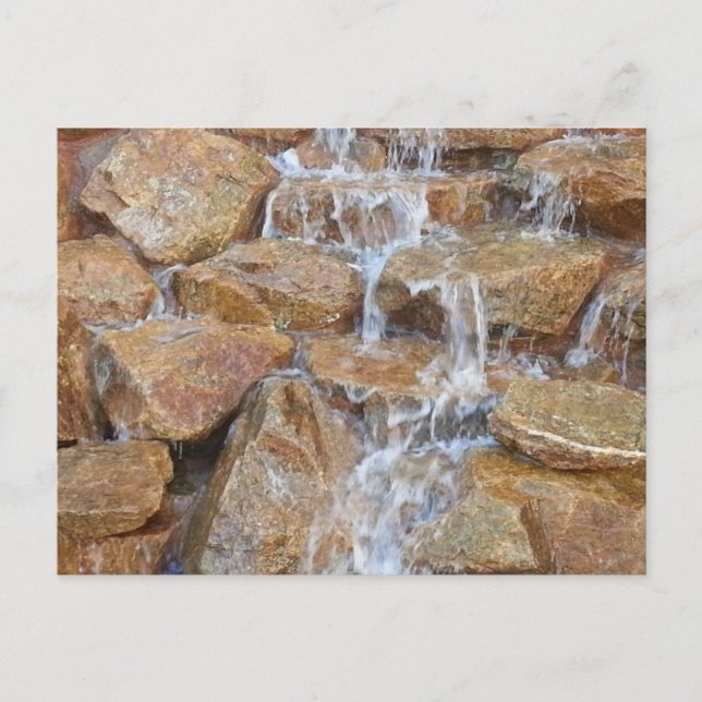 Peaceful Waterfall Postcard (Front)