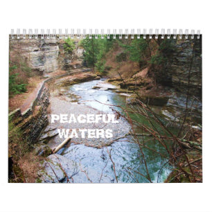 PEACEFUL WATERS calender Calendar