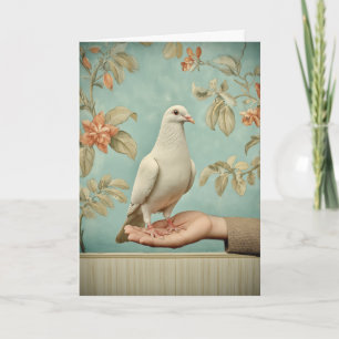 Peaceful White Dove Card
