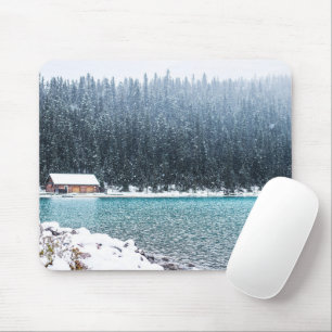 Peaceful Winter (Lake Louise) Mouse Pad