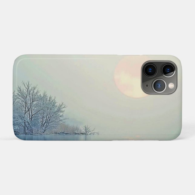 Peaceful Winter Morning Art Case-Mate iPhone Case (Back (Horizontal))
