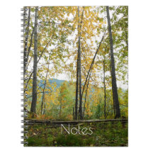 Peaceful woodland notebook