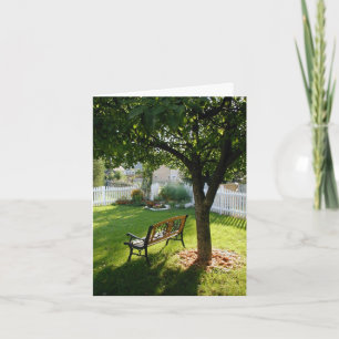 Peaceful Yard Relaxation Card