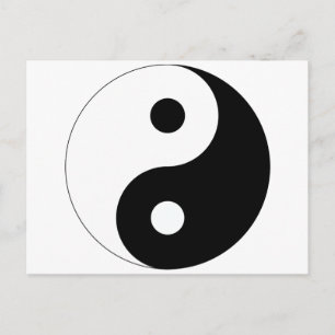 Peaceful Yin Yang Postcard