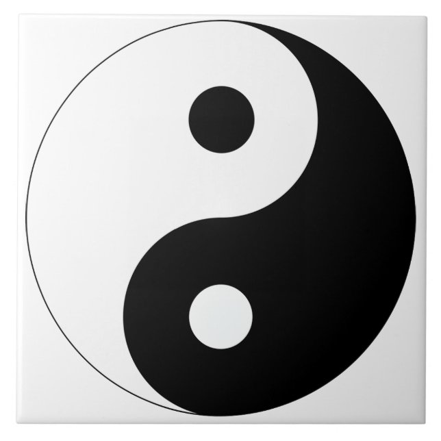 Peaceful Yin Yang Tile (Front)