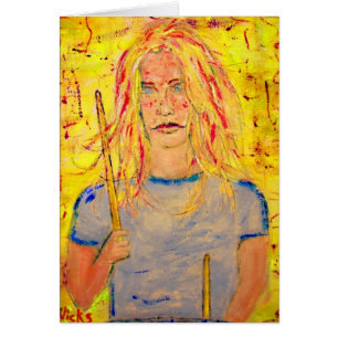 PeaceLove drummer girl