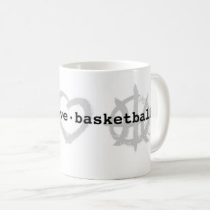 PeaceLoveBasketball Mug
