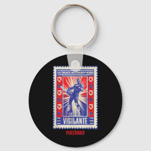 Peacemaker Vigilante Eat Peace Poster Keychain