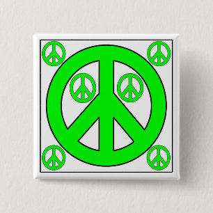 peaces 2 inch square button