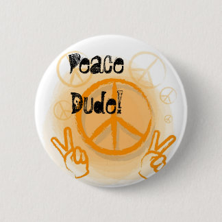 Peaces sign 2 inch round button