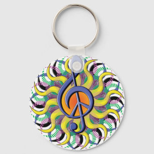 PeaceSun Keychain