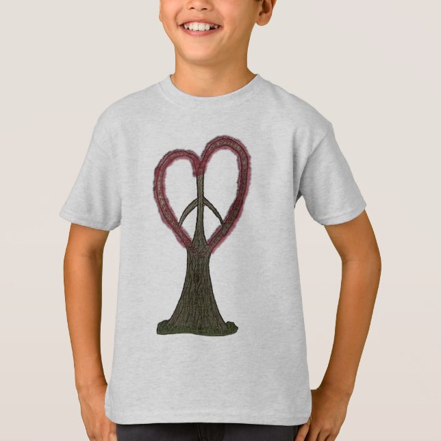 peacetreeheart T-Shirt (Front)