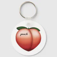 Peach keychain deals