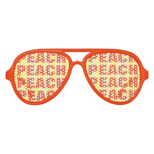 Peach amoureux des nuances de fête. Lunettes de so
