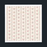 Peach and Beige Vintage Fancy Floral Party Dessert Napkin<br><div class="desc">A charming blend of vintage elegance and playful femininity, this party decor collection features soft preppy florals paired with delicate coquette bows. Designed to feel timeless yet fresh, each piece brings a sweet, polished touch to your celebration. ★ Let me help you plan your next party! ★ If you need...</div>